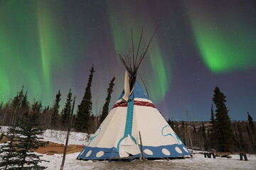 Northern Lights in Yukon Canada