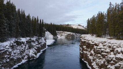 Miles Canyon in northern Canada