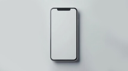 User interface element mockup, top view, blank screen, clean design, no text no logo symbol icon