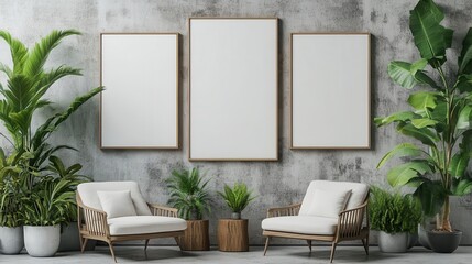 Wall art mockup, top view, blank screen, clean design, no text no logo symbol icon