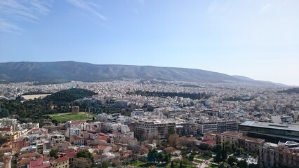 Obraz premium Athens Cityscape on a daylight