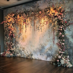 Fototapeta premium Wedding backdrop