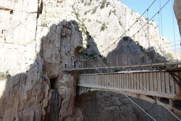Hiking trail caminito del rey