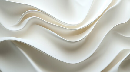 Obraz premium White Textured Background with Large Brushstrokes for Design