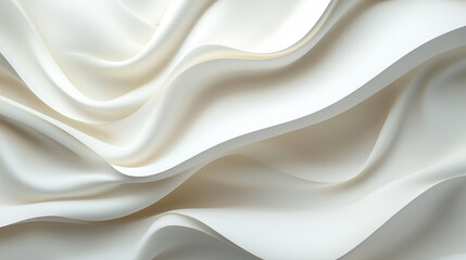 Obraz premium White Textured Background with Large Brushstrokes for Design