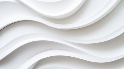 White Textured Background with Large Brushstrokes for Design