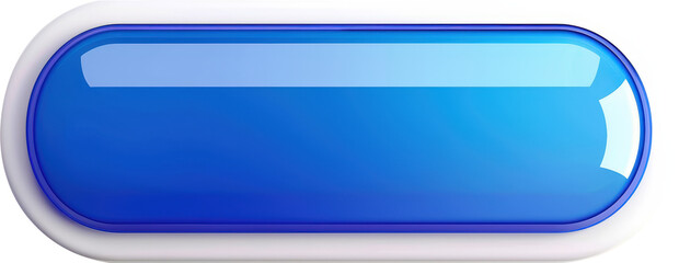 Obraz premium Blue 3D button