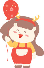 Merry christmas day element SVG.