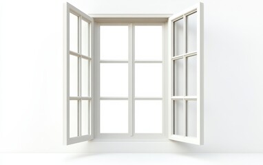 window isolated stock photo on white background 