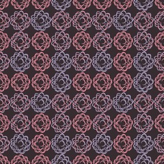 seamless pattern with flowers