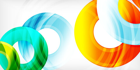 Circles, round elements, ring shapes premium background. Vector Illustration For Wallpaper, Banner, Background, Card, Book Illustration, landing page