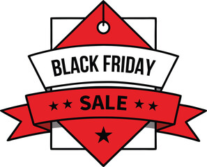 A sale banner icon cartoon vector