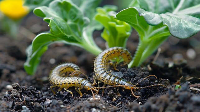 Wireworms larvae of the click beetles important pests of cultivated horticultural and ornamental plants live in the soil and bite the roots of plants