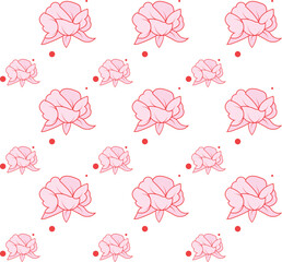 Peony(China paper-cut patterns)