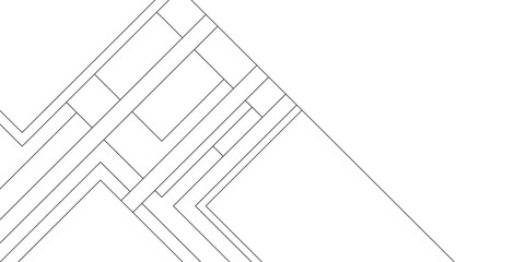 Geometric pattern of abstract line civil engineering design background, business and technology concept diamond triangle geometric line background, Design random lines black stripes.