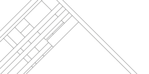 Geometric pattern of abstract line civil engineering design background, business and technology concept diamond triangle geometric line background, Design random lines black stripes.