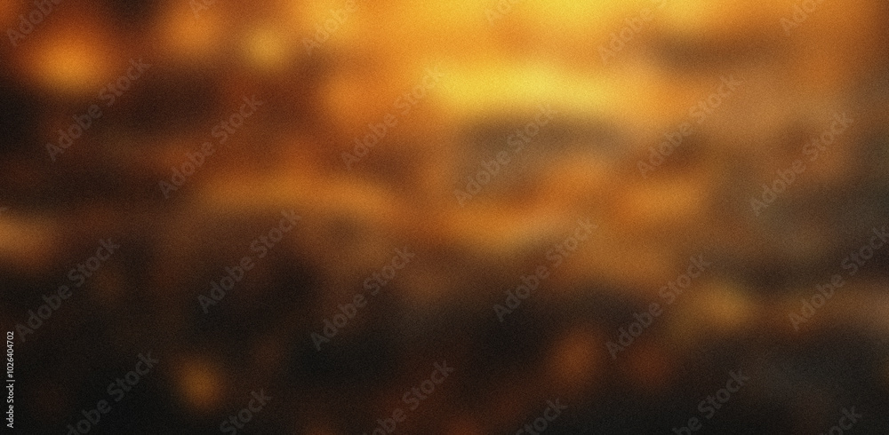 Wall mural bstract grainy orange and brown texture background. gradient background with grain texture
