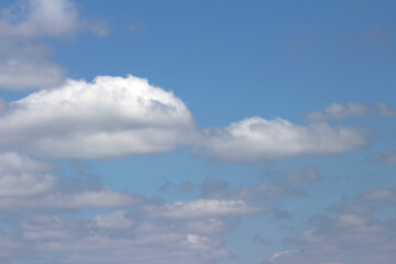 Fototapeta premium clouds in the sky. blue sky with clouds. blue sky and clouds. clouds in the blue sky.