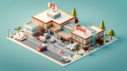 3d building
