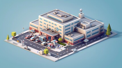 3d building