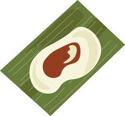 Traditonal Food Illustration Khanom Sai sai