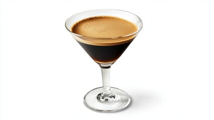 Espresso Martini in a Clear Glass