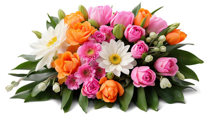 Fototapeta premium Transparent bunch of Flowers