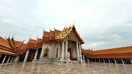 Wat Benchamabophit Dusitwanaram or marble temple, it is one of Bangkok's best-known temples and a major tourist attraction.