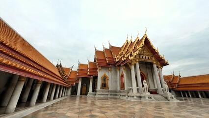 Wat Benchamabophit Dusitwanaram or marble temple, it is one of Bangkok's best-known temples and a major tourist attraction.