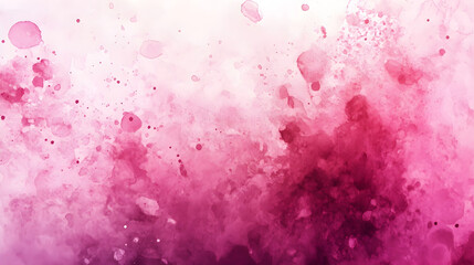 Obraz premium A pink watercolor splash background with light and dark hues