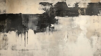 A textured, abstract surface featuring a blend of black and beige tones, conveying a modern and industrial aesthetic.