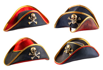 Set of pirate hat png