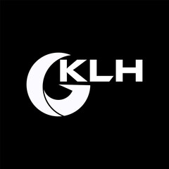 KLH initial letter logo template for business, fashion, finance, marketing, branding, company etc
