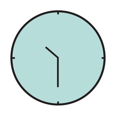 clock icon white, clock icon vector Classic design wall clock. Analog clock. Vector	

