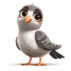 Cartoon bird