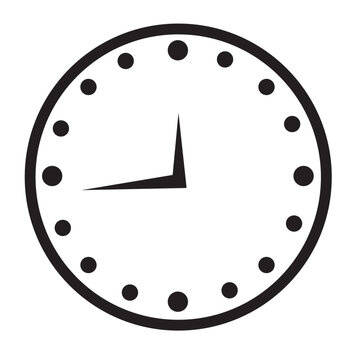 recommend clip art: clock icon white, clock icon vector Classic design wall clock. Analog clock. Vector	
                    