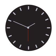 clock icon white, clock icon vector Classic design wall clock. Analog clock. Vector	
