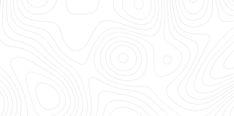 Background of the topographic map with black lines, White wave paper curved reliefs abstract geometric pattern with stains, Topographic map and landscape terrain geometric background.