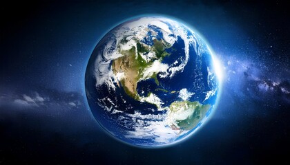  A picture of planet Earth from space