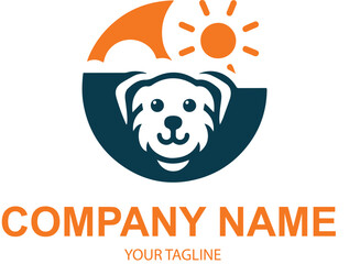 vector pet logo design 