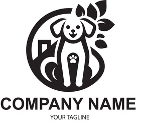 vector pet logo design 