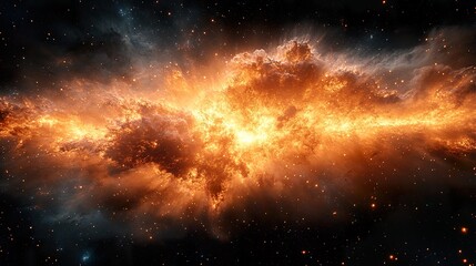 Fototapeta premium Abstract Supernova Explosion Illustration