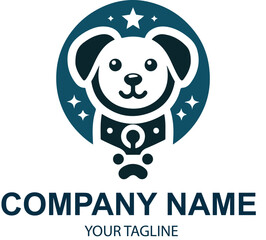 vector pet logo design 