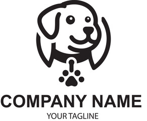 vector pet logo design 