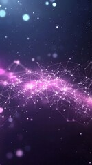 Fototapeta premium Visualization of AI algorithms analyzing proteinprotein interactions for drug targeting, with digital representations of protein structures and complex data networks