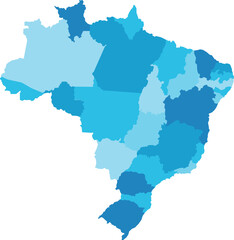 flag in brazil map