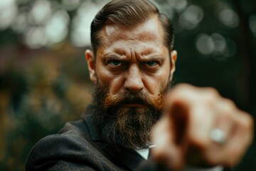 A person with a beard looking directly at the lens, giving a sense of intimacy and direct communication