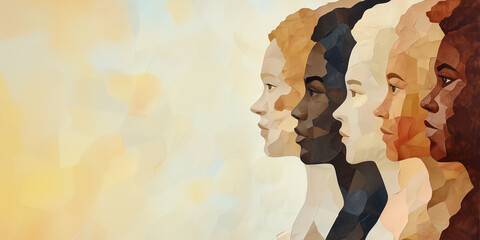 Women rights. Concept design