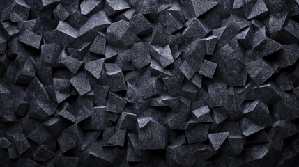 A close-up shot of a collection of dark-colored stones