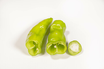 カットした福耳とうがらし